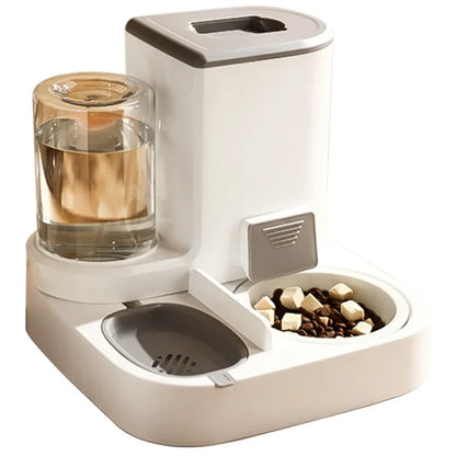 Automatic Pet Cat Feeder Drinking Water Large Capacity Water Dispenser Dry Wet Separation Cat Bowl Pet Supplies