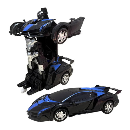 BGTOY RC Car 4WD Remote Control Deformation Robot Car Boy Anime Model Transformation 20CM Action Figures For Kids Toys Gifts