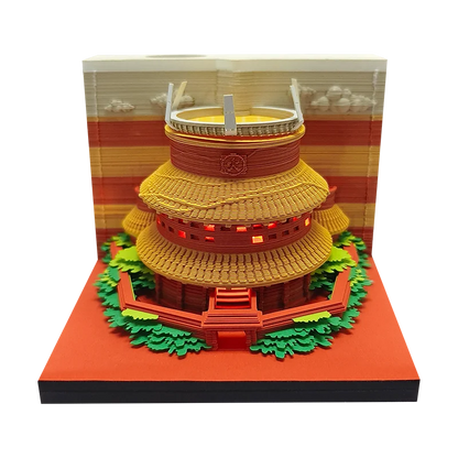 3d calendar 2025 memo pad 3d sticky pads crafting new Year's gift paper art 3d sculpture desk accessories small gifts for guests