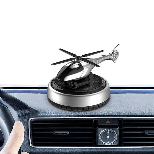 Car Air Freshener Rotating Helicopter Aeroplane Perfume Solar Power Plane Diffuser Airplane Fragrance Aircraft Dashboard Parfume
