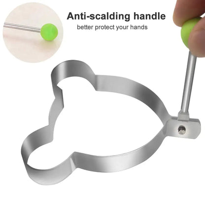Stainless Steel 5 Style Egg Pancake Mold Egg Cooking Ring Circle Creative Decoration Kitchen Accessories Gadget Rings