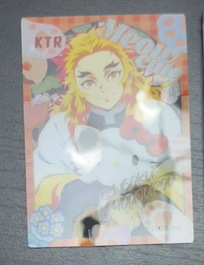Anime Demon Slayer Kamado Tanjirou Kochou Shinobu Kanroji Mitsuri Iguro Obanai Collection Cards Christmas Birthday Gifts Toys