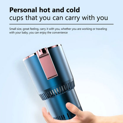 Portavasos para coche con pantalla táctil de 12 V, para bebidas frías y calientes, con pantalla digital inteligente, para el hogar, para acampar y viajar