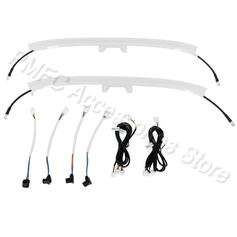 PMFC Ambient Light Rear Seat Light Backrest Luminous Light Modified 64 Colour For Mercedes Benz C Class W205 GLC X253