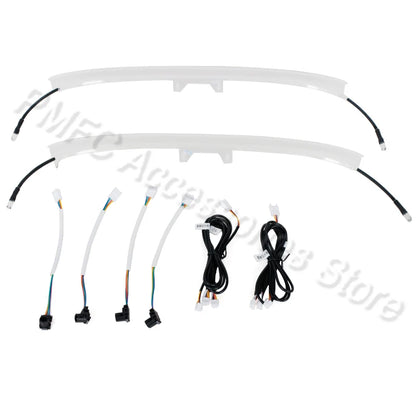 PMFC Ambient Light Rear Seat Light Backrest Luminous Light Modified 64 Colour For Mercedes Benz C Class W205 GLC X253