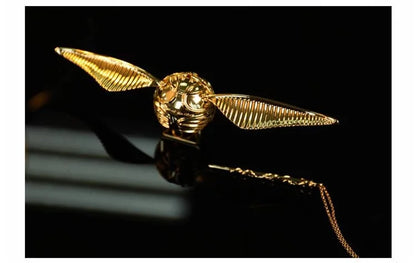 Proposal Ring Box Gold Snitch Wedding Wings Ring Boxes Luxury Gold Metal Jewelry Mystery Box Surprise Organizer for Small Things