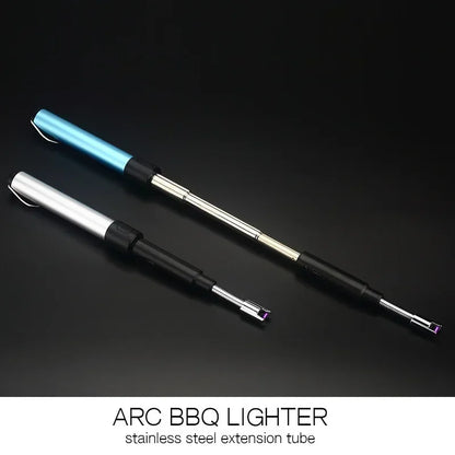 70 CM BBQ Candle USB Lighters  Long adjustable Rechargeable Kitchen Windproof Cigarette Lighters Plasma Pulsed Powerful Arc