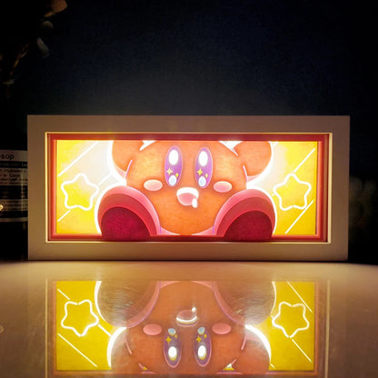 Anime One Piece Paper Cut Shadow Box Light Remote control model multiple colors Gamer Bedroom Decoration party present