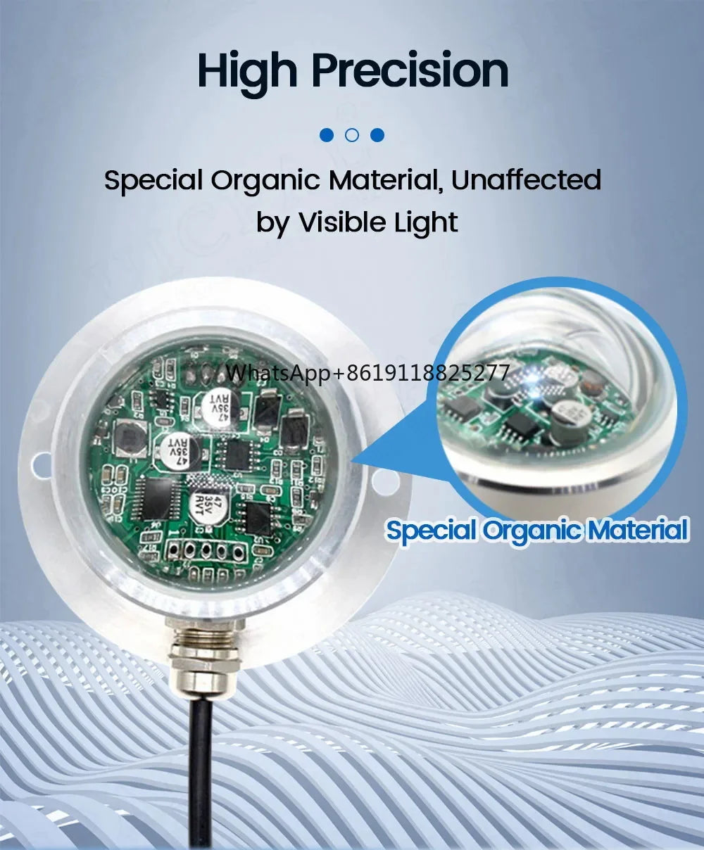 Optical Rain Sensor Dual-Channel Outdoor Meteorological Rain Gauge Monitoring High-Precision Rainwater Transmitter