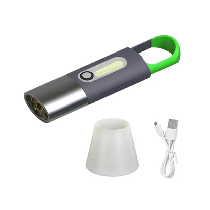 USB Rechargeable Flashlight for Camping Hiking Outdoor Emergency Lamp Strong Light LED Torch Portable Charging Pocket Torches