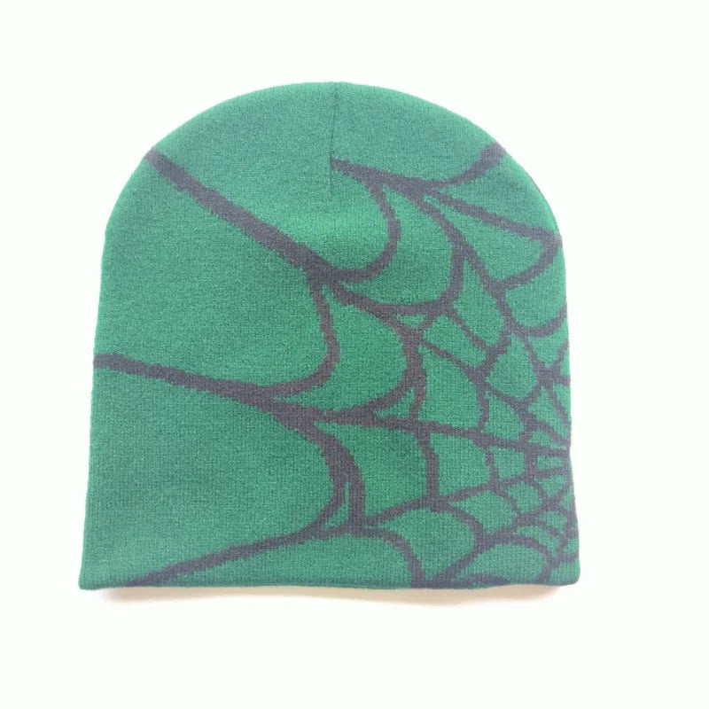Unisex Knitting Cap Spider Men Women Luxury Beanie Caps Y2k Warm Fashion Versatile Ins Pullover Hiphop Winter Bonnet