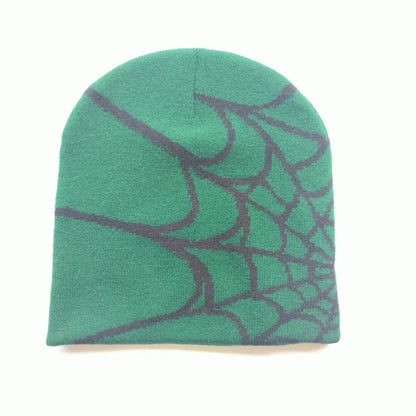Unisex Knitting Cap Spider Men Women Luxury Beanie Caps Y2k Warm Fashion Versatile Ins Pullover Hiphop Winter Bonnet