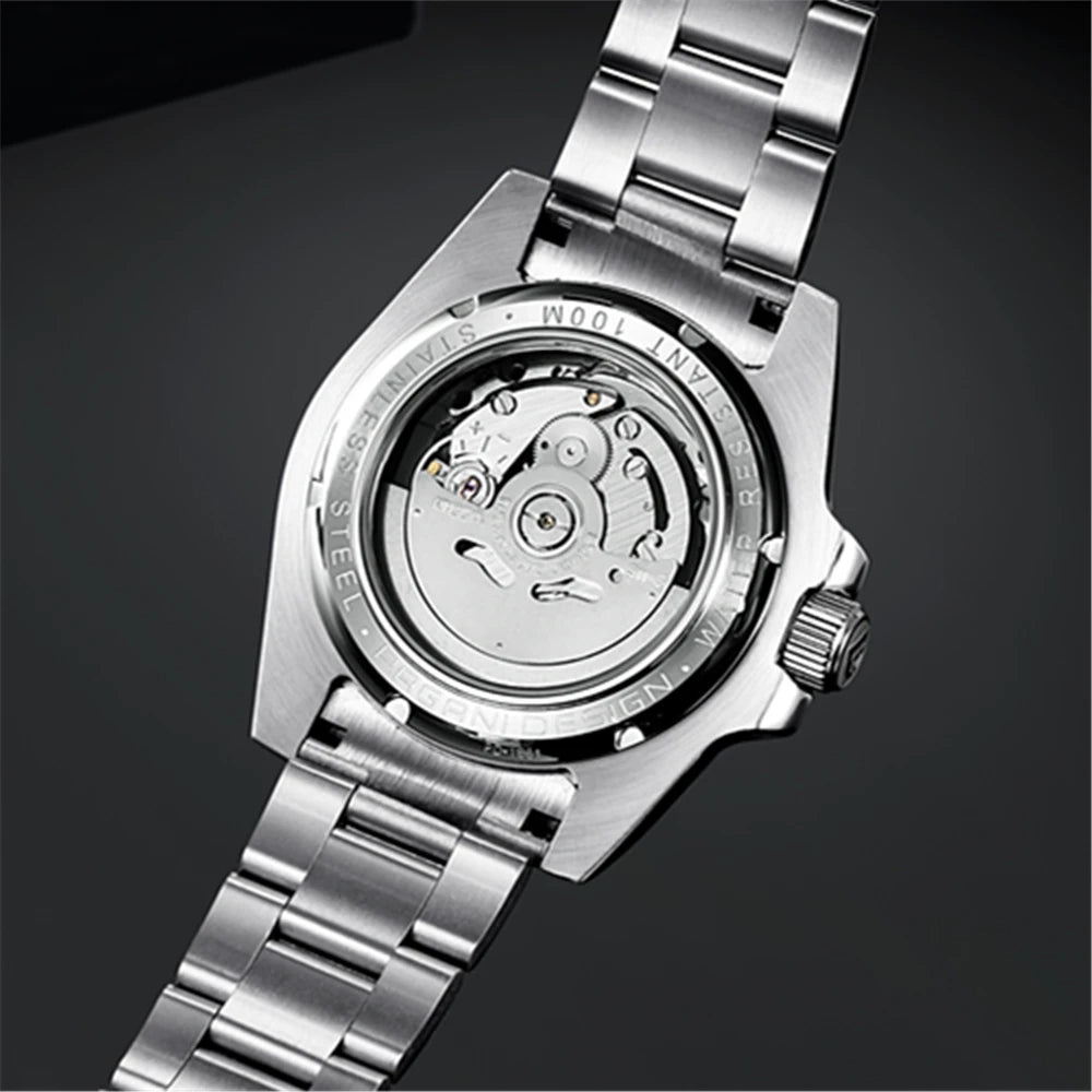 PAGANI DESIGN 40MM Men Automatic Mechanical Watches TOP Brand NH35 Auto Date Luxury Sport Dive BGW-9 Sapphire Watch For Men 2023