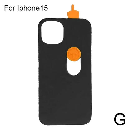 3d Printed Middle Sliding Finger Sliding Phone , Gifts 3d , Sliding Funny New Year Phone Spoof , Finger Phone Q4w0