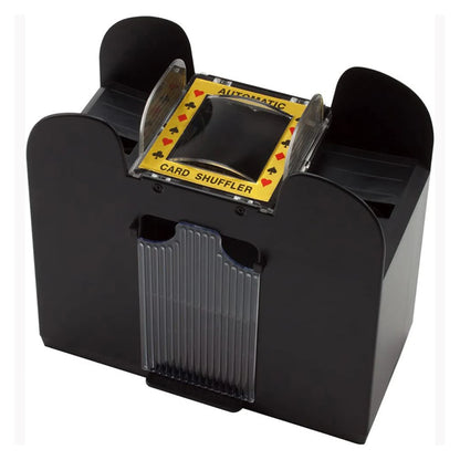 2/4/6 Decks Automatic Card Shuffler Automatic Playing Cards Shuffler Mixer Games Poker Sorter Machine Dispenser for Travel Home