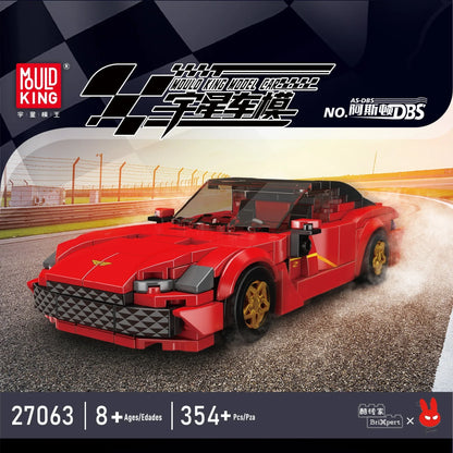 Yuxing-modelo mini-coche famoso, modelo de carreras deportivas, ocho cuadrículas, juguetes educativos para niños, bloques de construcción ensamblados