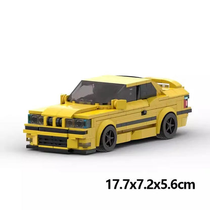 Bricklink Technical Car City Speed Champions M3 E30 E36 E46 GTR 635CSi 850CSi Vehicles Sets Building Blocks Toys Children Gift