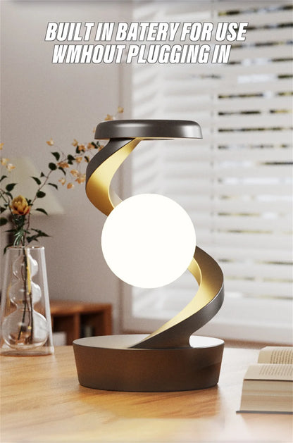 Rechargeable reading desk lamp Bedside night light Outdoor camping light With hand waving control mode Supports wireless  charge