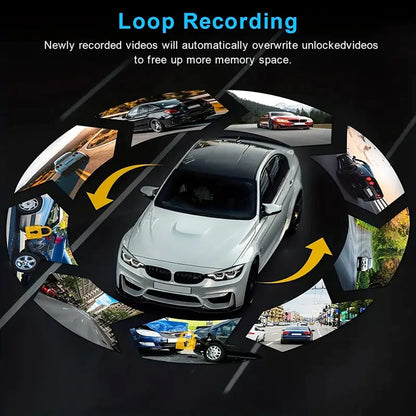 4*1080P 4 Channel Dash Cam for Cars WIFI 360 Video Recorder Rear View Camera for Vehicle Car DVR 24H Hardware Kit Car Assecories