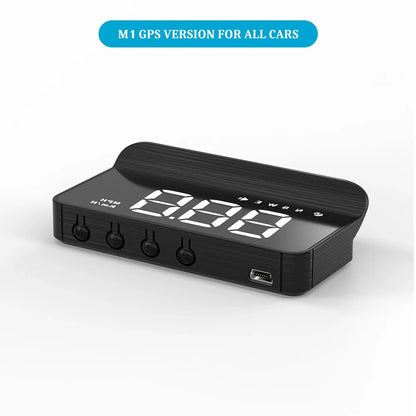 WiiYii M3 HUD Affichage tête haute OBD2 Ordinateur de bord Projecteur de vitesse OBD2 Auto Ordinateur de bord Alarme de kilométrage de carburant Accessoires de voiture