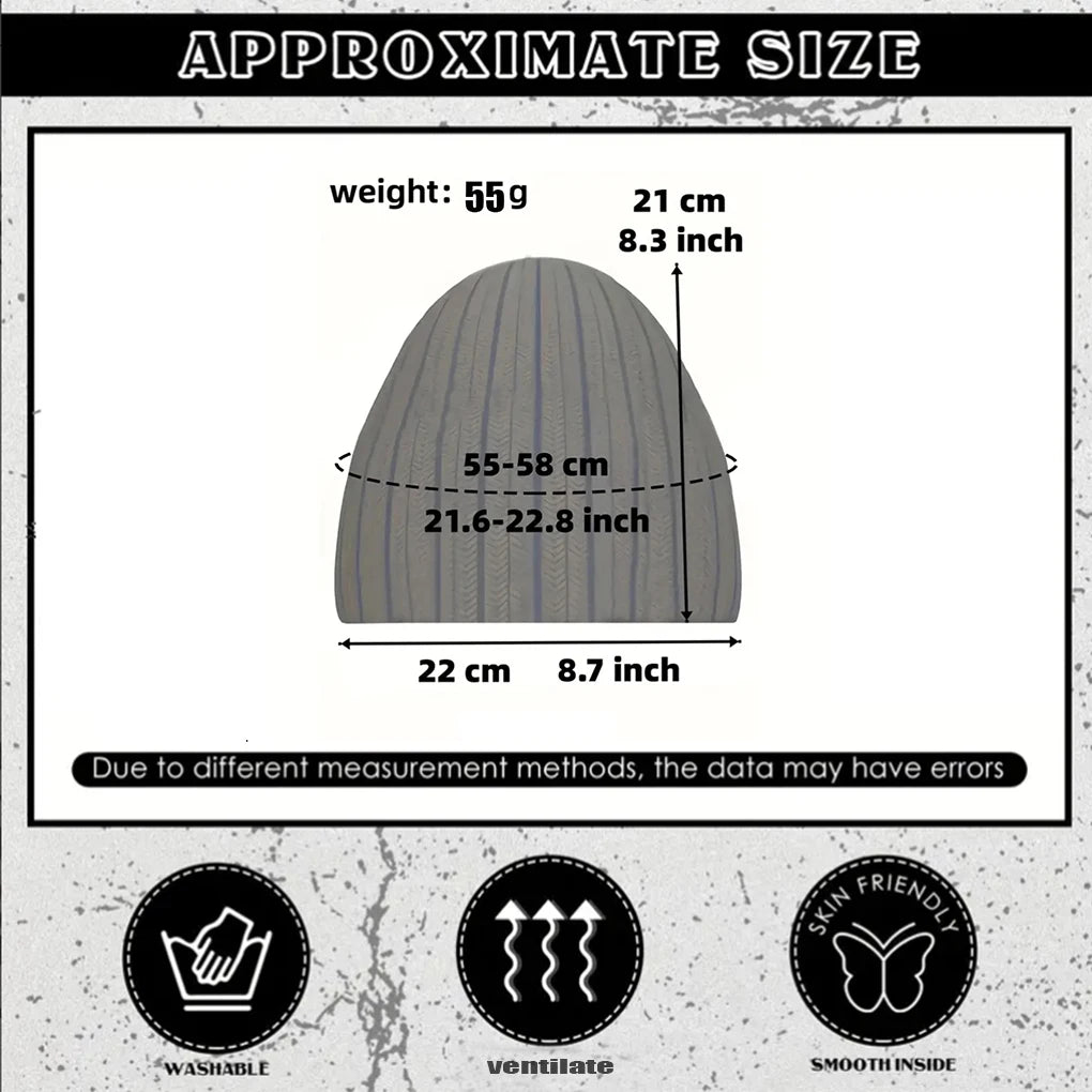 Chapeaux d'hiver pour hommes Kpop Y2k Spider Hat Casquette pour femmes sans visière Capuches pour hommes Bonnets Hip Hop Casquettes Dôme Bonnets chirurgicaux