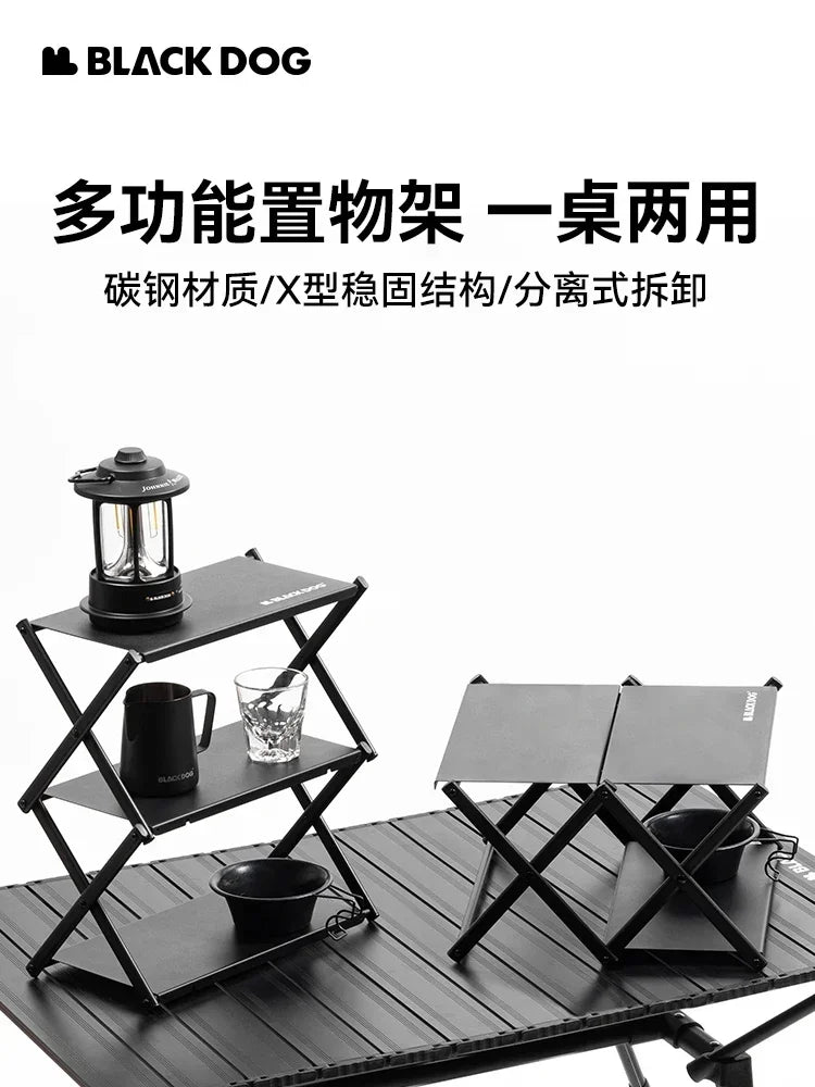 BLACK DOG Tool Storage Folding Camping Edc Multifunctional Tool Table Technological Gatgets Travel Multi-purpose Tool Telescopic