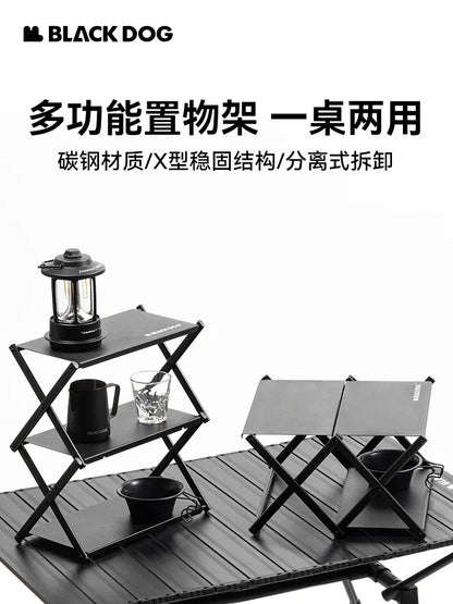BLACK DOG Tool Storage Folding Camping Edc Multifunctional Tool Table Technological Gatgets Travel Multi-purpose Tool Telescopic