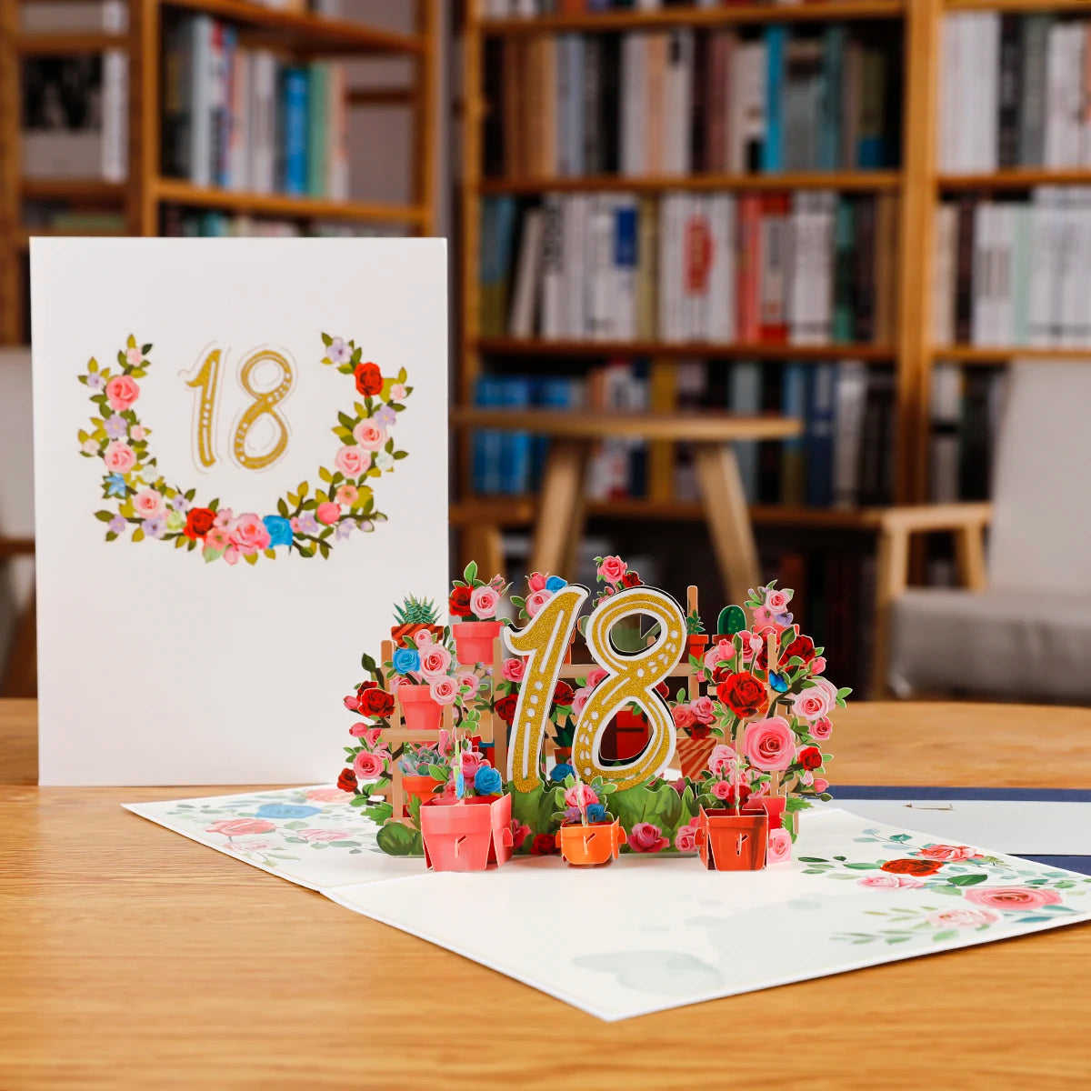Tarjeta de aniversario emergente con números 1, 10, 28, 21 y 30 en 3D para cumpleaños, bodas