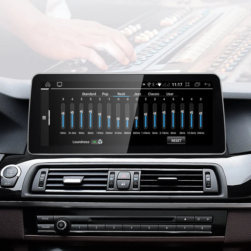2024 New ID6 ID7 ID8 UI 12.3inc Android System Wireless Carplay AUTO For BMW 5Series F10 F11 CIC NBT Car Video Players GPS NAVI