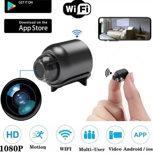 Mini caméra HD 1080P sans fil WiFi Baby Monitor Sécurité intérieure Surveillance Vision nocturne Caméscope Enregistreur audio vidéo