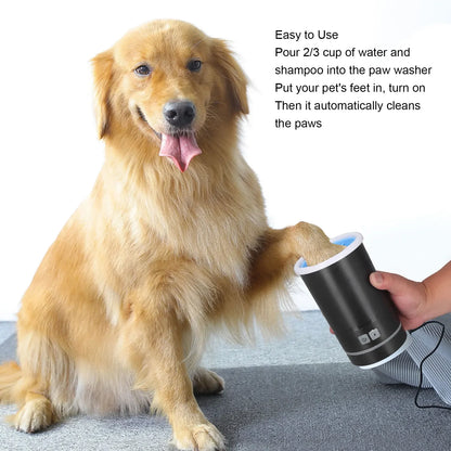 Pet Foot Cleaning Cup Quickly Wash Silicone Dog Cat Washer Paw Cleaner 3.7V Automatic Electric Portable Pet Supplies Accessories