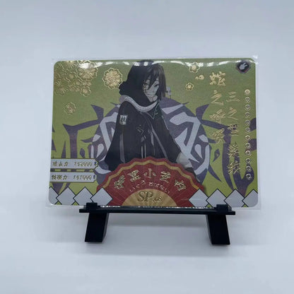 Anime Demon Slayer Kamado Nezuko Agatsuma Zenitsu Douma Akaza Sp Ssp Card Game Collection Rare Card Boy Birthday Present