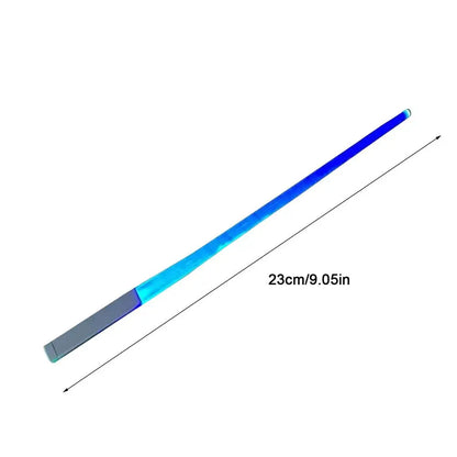 1 paire de baguettes lumineuses à LED en forme de sabre laser, détachables, lavables et réutilisables, sans BPA, pour la cuisine, le dîner, la fête sur le thème de StarWar