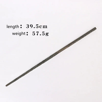 32-41cm Funny Magic Wands Resin Magic Wizard Wand Movie Dumbledore Snape Cosplay Props For Boys Girls Gift