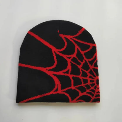 Unisex Knitting Cap Spider Men Women Luxury Beanie Caps Y2k Warm Fashion Versatile Ins Pullover Hiphop Winter Bonnet