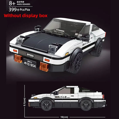 Technical Moc Car City Speed Champion Sports Car Racing Vehicle Building Blocks Brick Educational Construction Toys