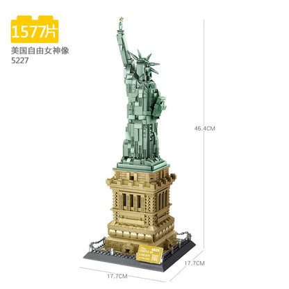 Wange Blocks World Architecture Building Bricks Castle Villa House Big Ben Church DIY Toys for Man Gifts Girl Adult Present