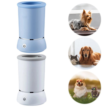 Limpiador automático de patas de perro con cepillo de silicona suave Taza para lavar las patas de las mascotas Limpiador de patas fangosas para perros y gatos