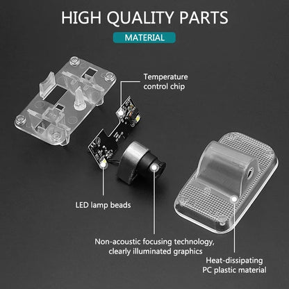 2Pcs Car Door Welcome LED Light Laser Projector Lamps Decor Accessories For Nissan X-trail T30 T31 2004 2005 2006 2007 2008-2014