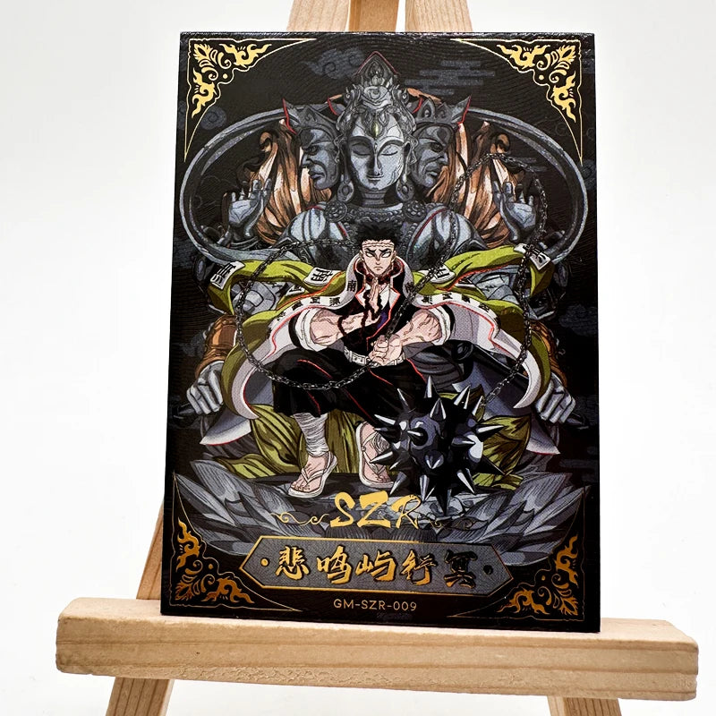 Anime Demon Slayer SZR Series Collectible Card Kochou Shinobu Kanroji Mitsuri Rengoku Kyoujurou Birthday Gifts Children's Toys