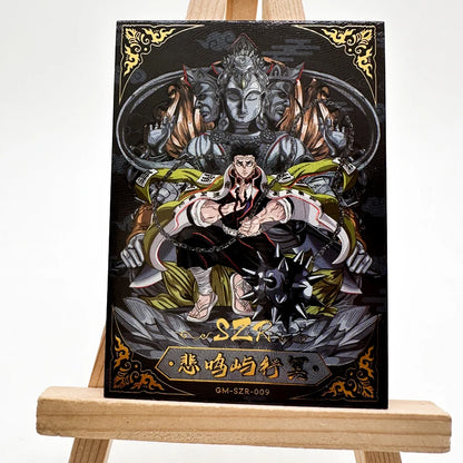Anime Demon Slayer SZR Series Collectible Card Kochou Shinobu Kanroji Mitsuri Rengoku Kyoujurou Birthday Gifts Children's Toys