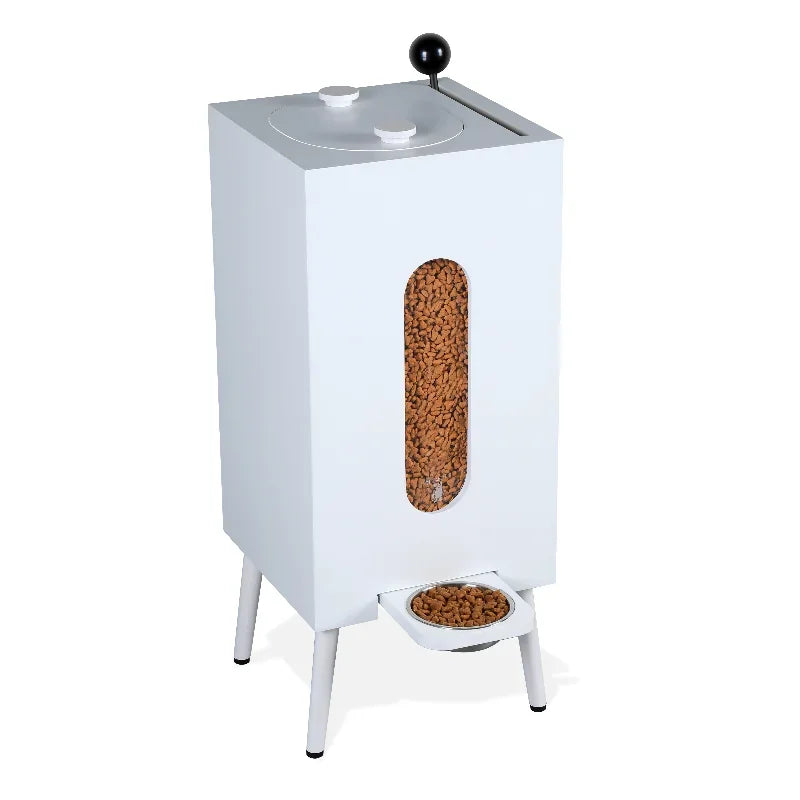 Pet Feeder Grain Storage Dogs and Cats Feeding Wooden Moisture-Proof