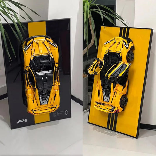 31.5" Metal Wall display for LEGO 42172 Technic McLaren P1 Supercar (Fast shipping to USA,Europe）