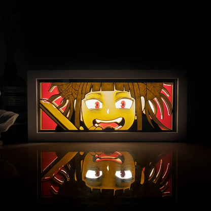 Anime One Piece Paper Cut Shadow Box Light Remote control model multiple colors Gamer Bedroom Decoration party present