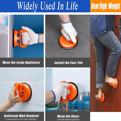 2 in 1 Car Repair Tool Body Repair Puller Big/Small Orange/Black Suction Cup Remove Dents Puller For Dent Glass Suction Removal