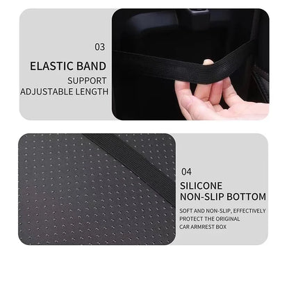 Car Armrest Box Pad Center Console Arm Rest Storage Pocket For Alfa Romeo Giulia Stelvio Giulietta 156 159 147 Mito Tonale Brera