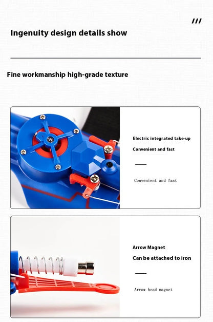 2024 New Spider Man Web Shooters Wrist Launcher Shooters Hot Peter Parker Cosplay Props Shooting Device Toy Set Boy Toy Gift