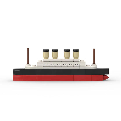 Titanic Break In Half RMS Cruise Sank Building Blocks Moc Ship Boat 3D Plastic Model DIY Steamboat Gifts Kids Toys City Movie