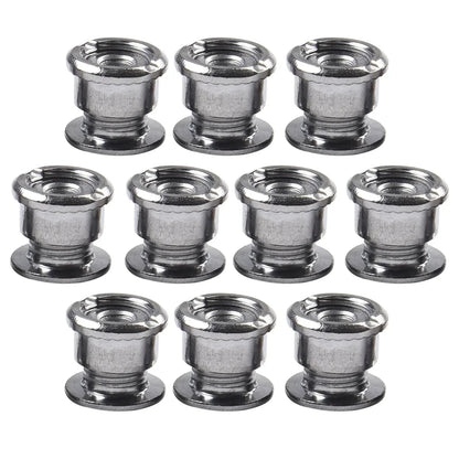 10 piezas de pernos para bielas de bicicleta, pernos simples, dobles y triples, tornillos de acero para platos y platos, tornillos para platos y tuercas, accesorios para bicicletas