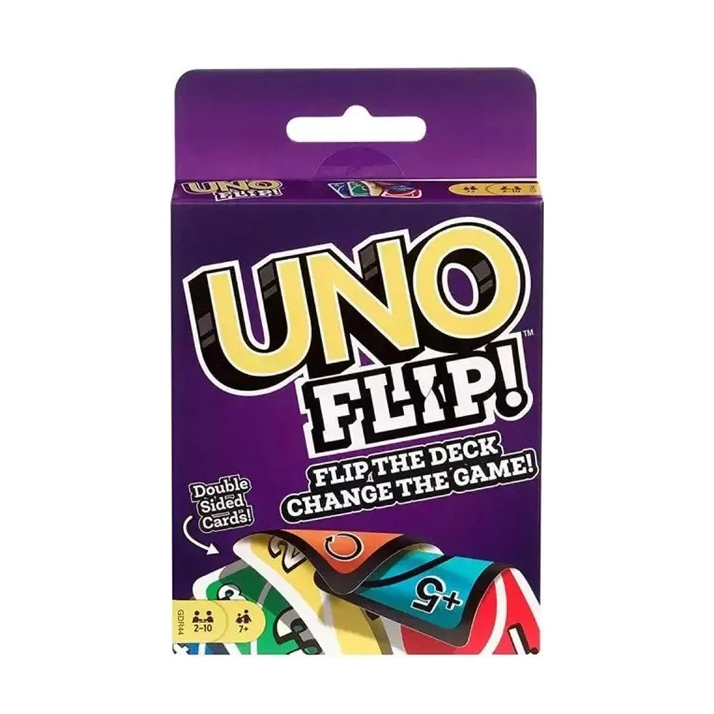 ONE FLIP! Board Games Playing Cards UNO Harry Narutos TOTORO Christmas Card Table Game for Children Adults Kid Birthday Gift Toy